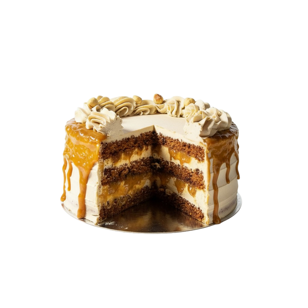 Моркв'яно-горіховий із карамеллю &mdash; десерт без цукру, веган | Euphoria Sweets Київ